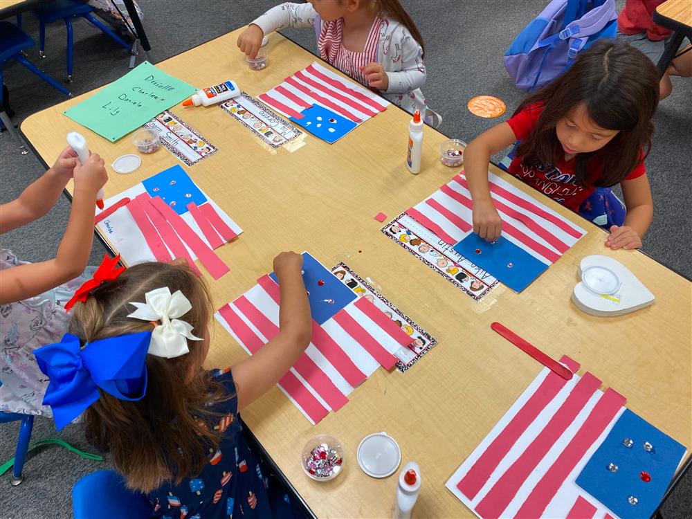 Patriot Day Making Flags - September 2022